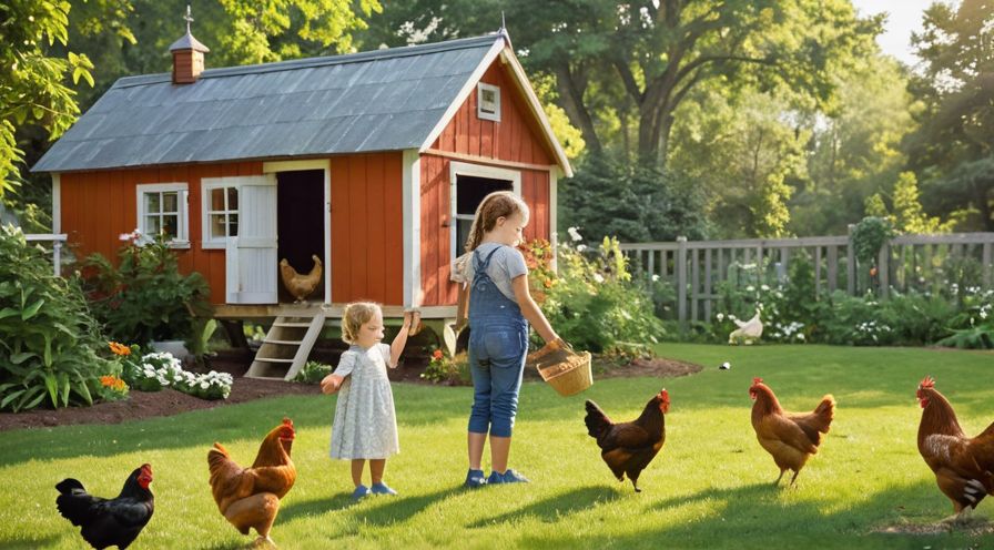 Tipps zum Umgang mit Hühnern und Kindern
